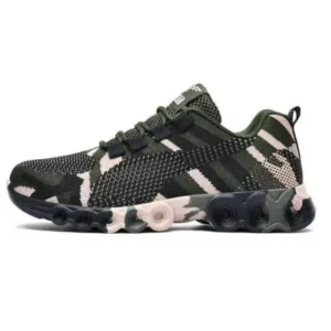 Birlagadget Couple Casual Camouflage Pattern Lace Up Design Breathable Sneakers